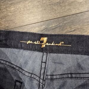 7 For All Mankind Men's Black Jeans